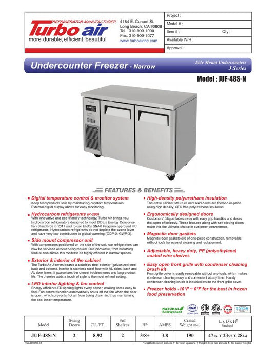 Spec Sheet