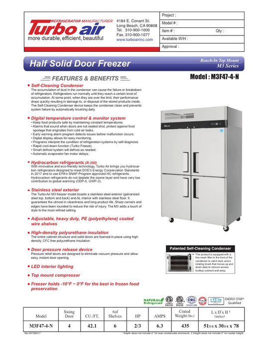 Spec Sheet