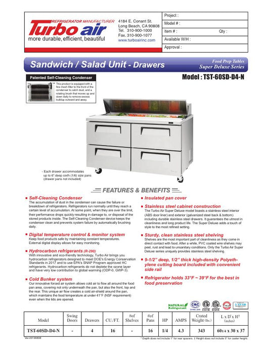 Spec Sheet