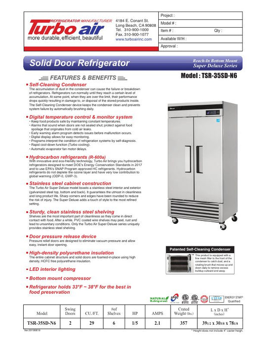 Spec Sheet