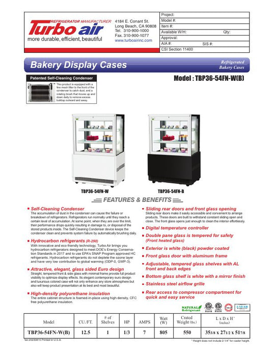 Spec Sheet