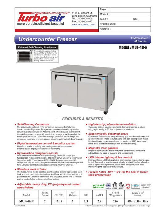 Spec Sheet