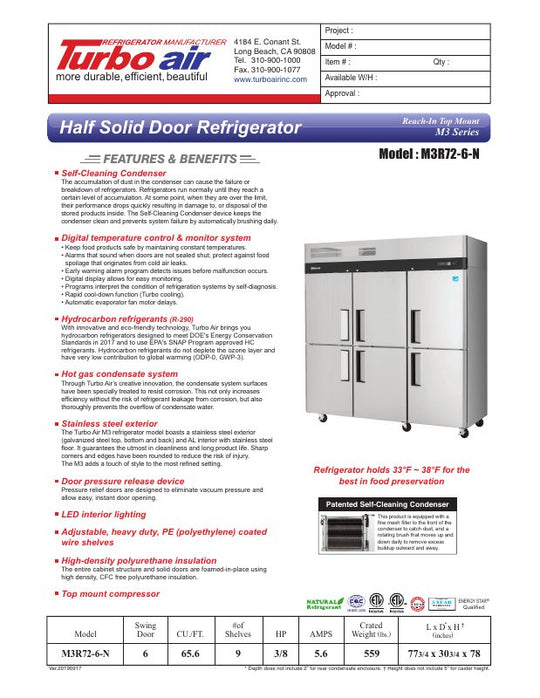 Spec Sheet