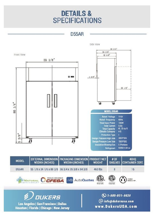 Spec Sheet