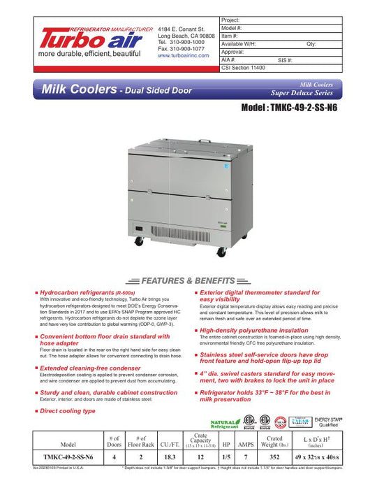 Spec Sheet