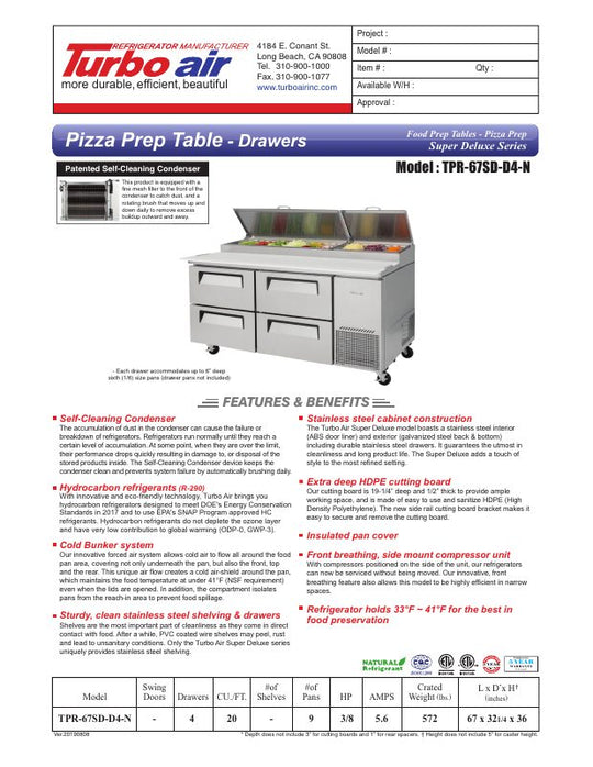 Spec Sheet