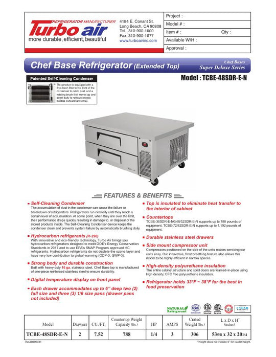 Spec Sheet