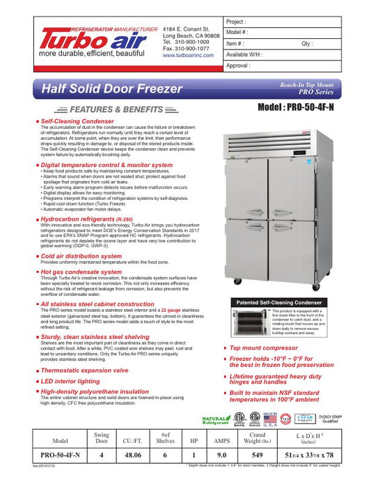 Spec Sheet