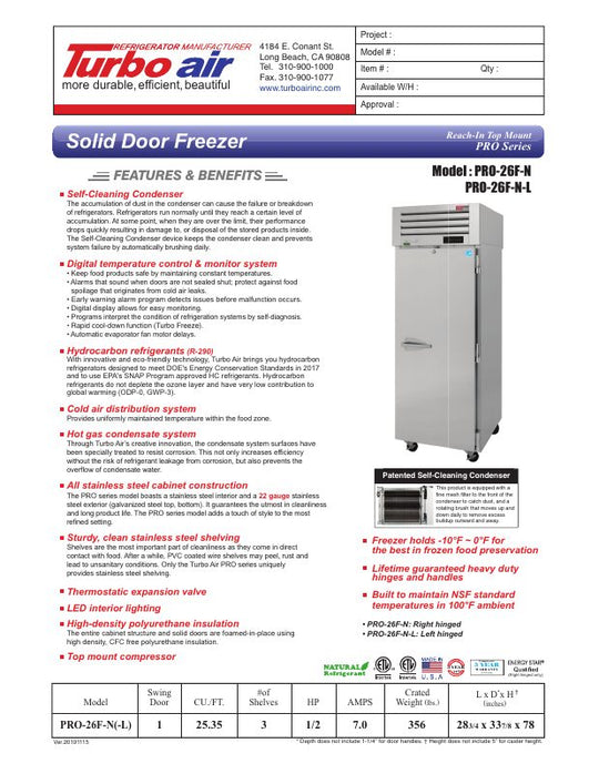 Spec Sheet