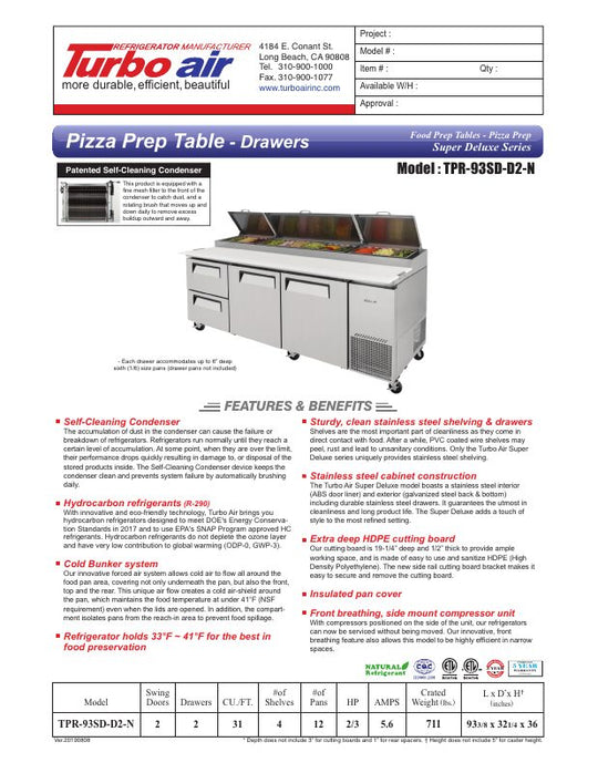 Spec Sheet