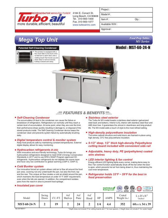 Spec Sheet