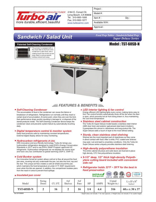 Spec Sheet