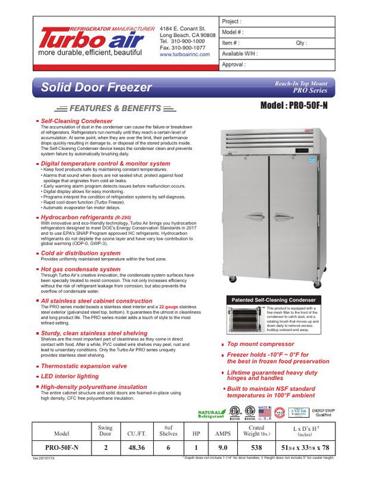 Spec Sheet