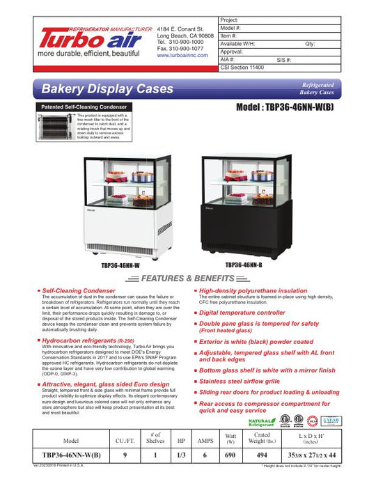 Spec Sheet