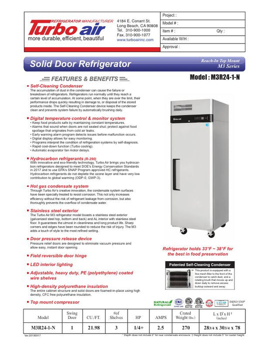 Spec Sheet