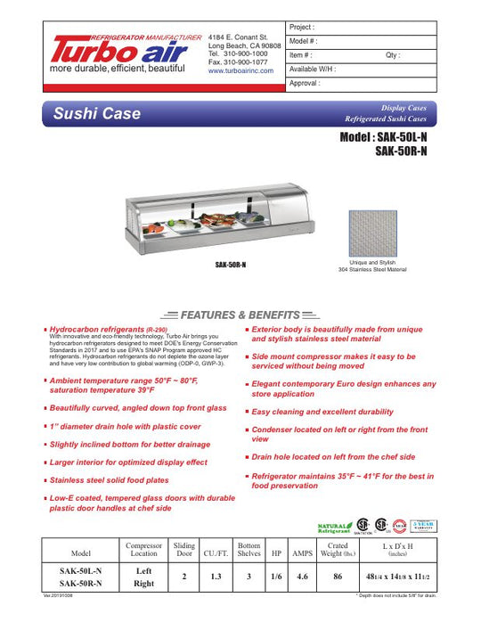 Spec Sheet