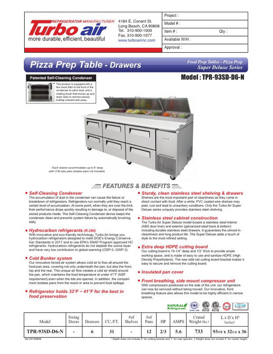 Spec Sheet
