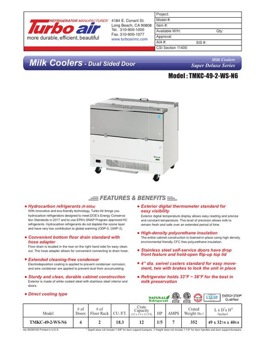 Spec Sheet