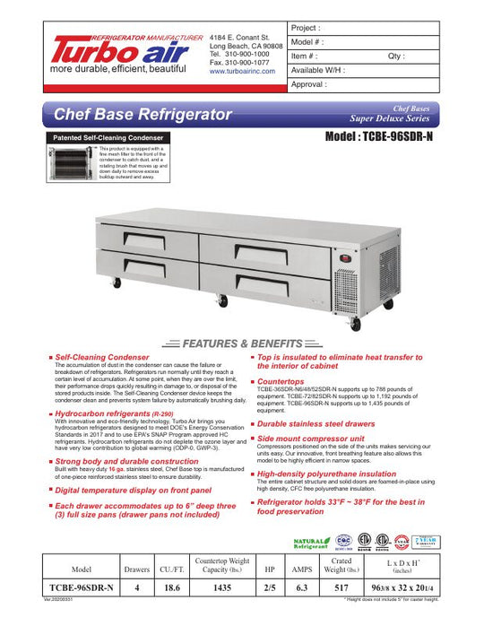 Spec Sheet