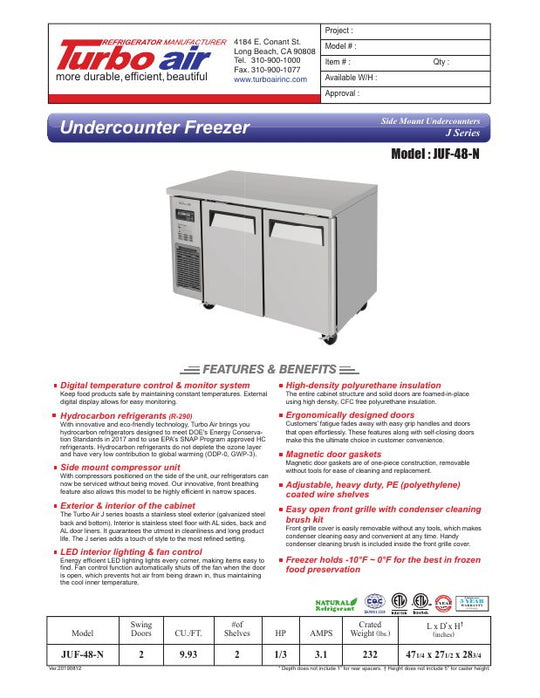 Spec Sheet