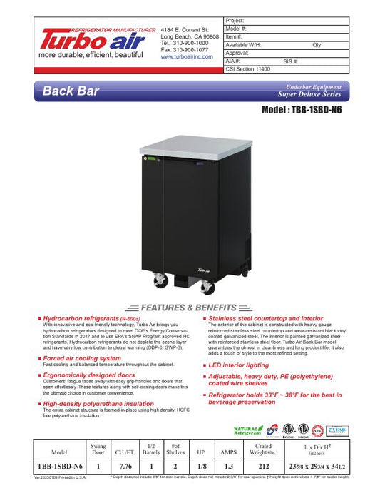 Spec Sheet