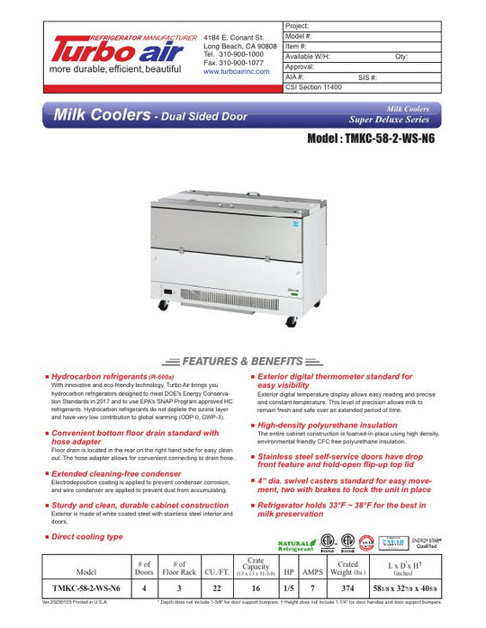 Spec Sheet