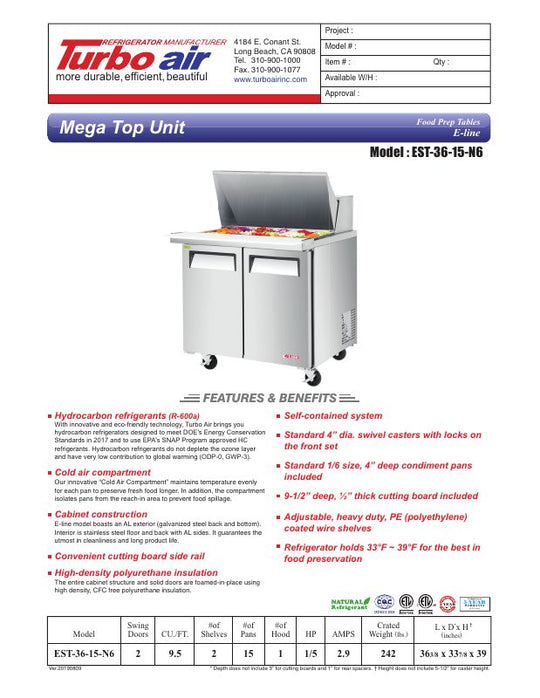 Spec Sheet