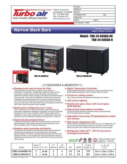 Spec Sheet