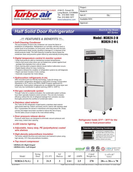 Spec Sheet