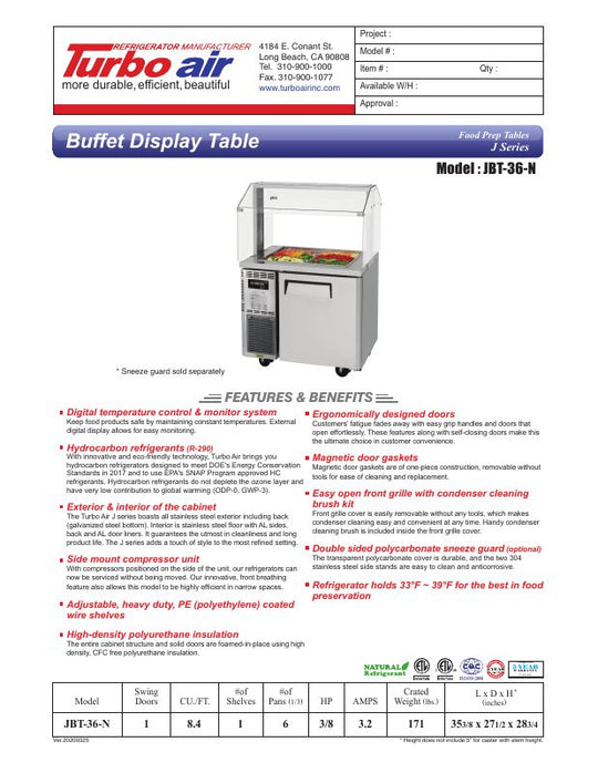 Spec Sheet