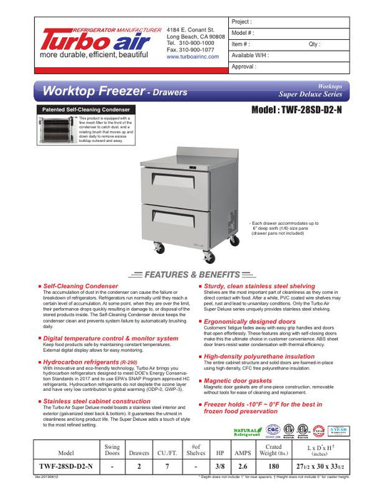 Spec Sheet
