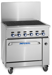 Imperial IR-36BR-126-LP 36" Gas Range with Radiant Broiler and Standard Oven, LP